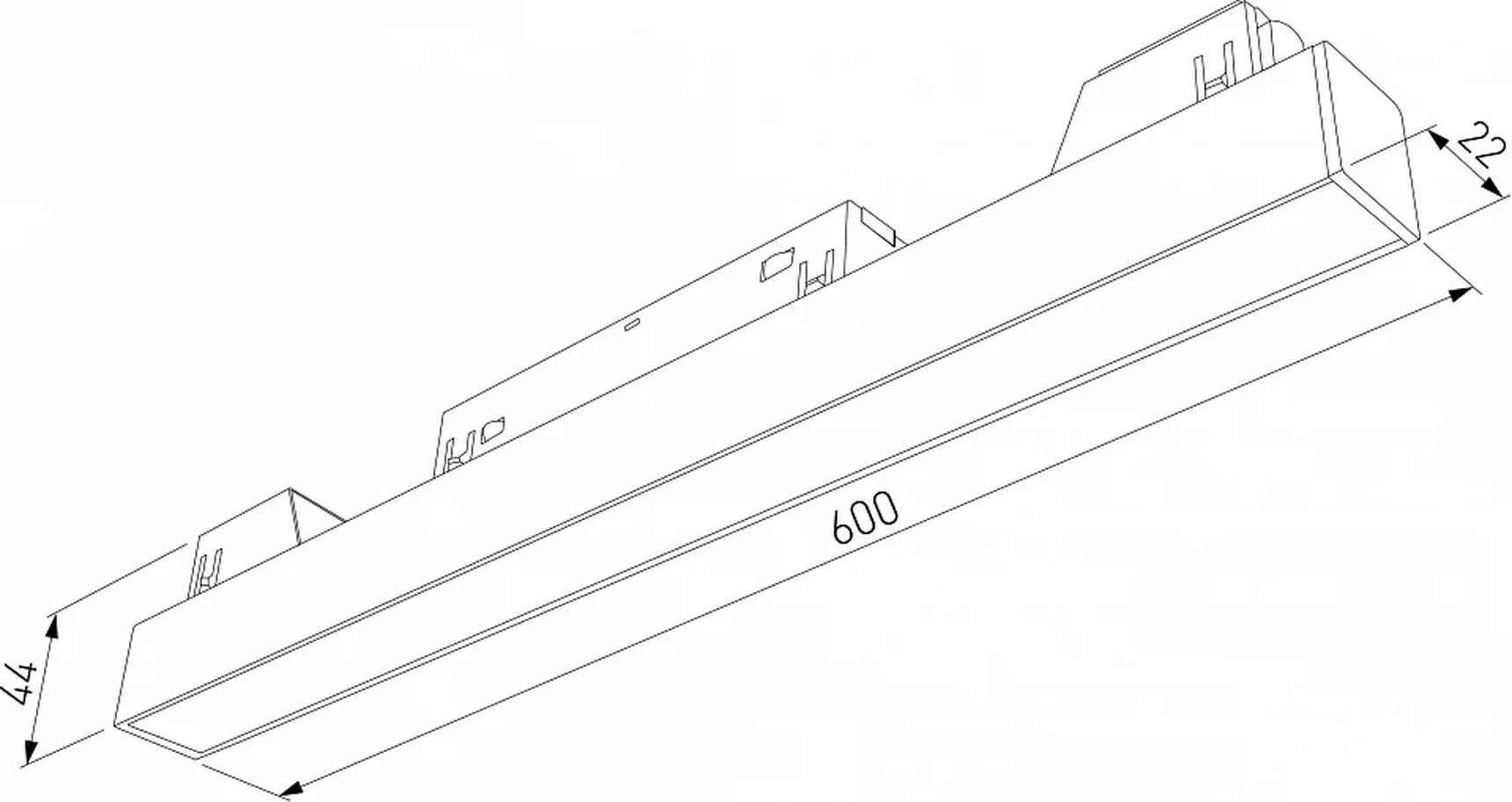 Slim Magnetic L02 Трековый светильник 30W 4200K (черный) 85034/01 85034/01