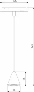 Slim Magnetic Трековый светильник 5W 4200K Event (латунь) 85039/01