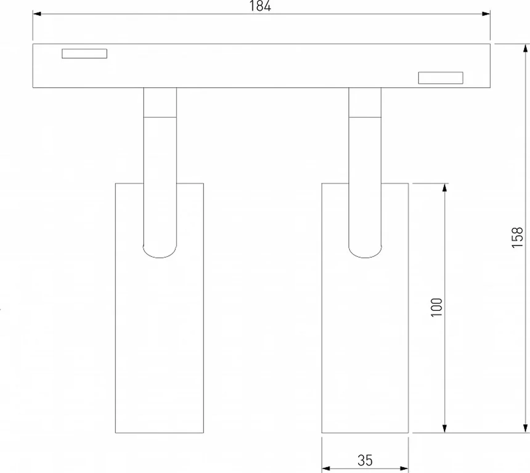 Slim Magnetic Трековый светильник 14W 4200K Dual (латунь) 85046/01