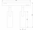 Slim Magnetic Умный трековый светильник 14W 2700-6500K Dim Dual (чёрный) 85056/01