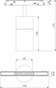 Slim Magnetic Умный трековый светильник 12W 2700-6500K Dim R02 (чёрный) 85075/01