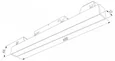 Slim Magnetic Умный трековый светильник 20W 2700-6500K Dim L02 (чёрный) 85077/01