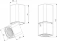 Светильник потолочный светодиодный 25043/LED 10W 4000K чёрный 25043/LED