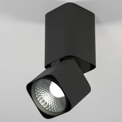 Светильник потолочный светодиодный 25043/LED 10W 4000K чёрный 25043/LED