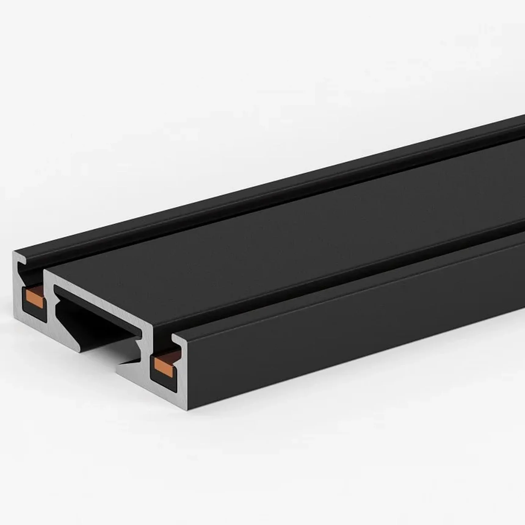 Flat Magnetic Шинопровод накладной (2м) чёрный 85129/00