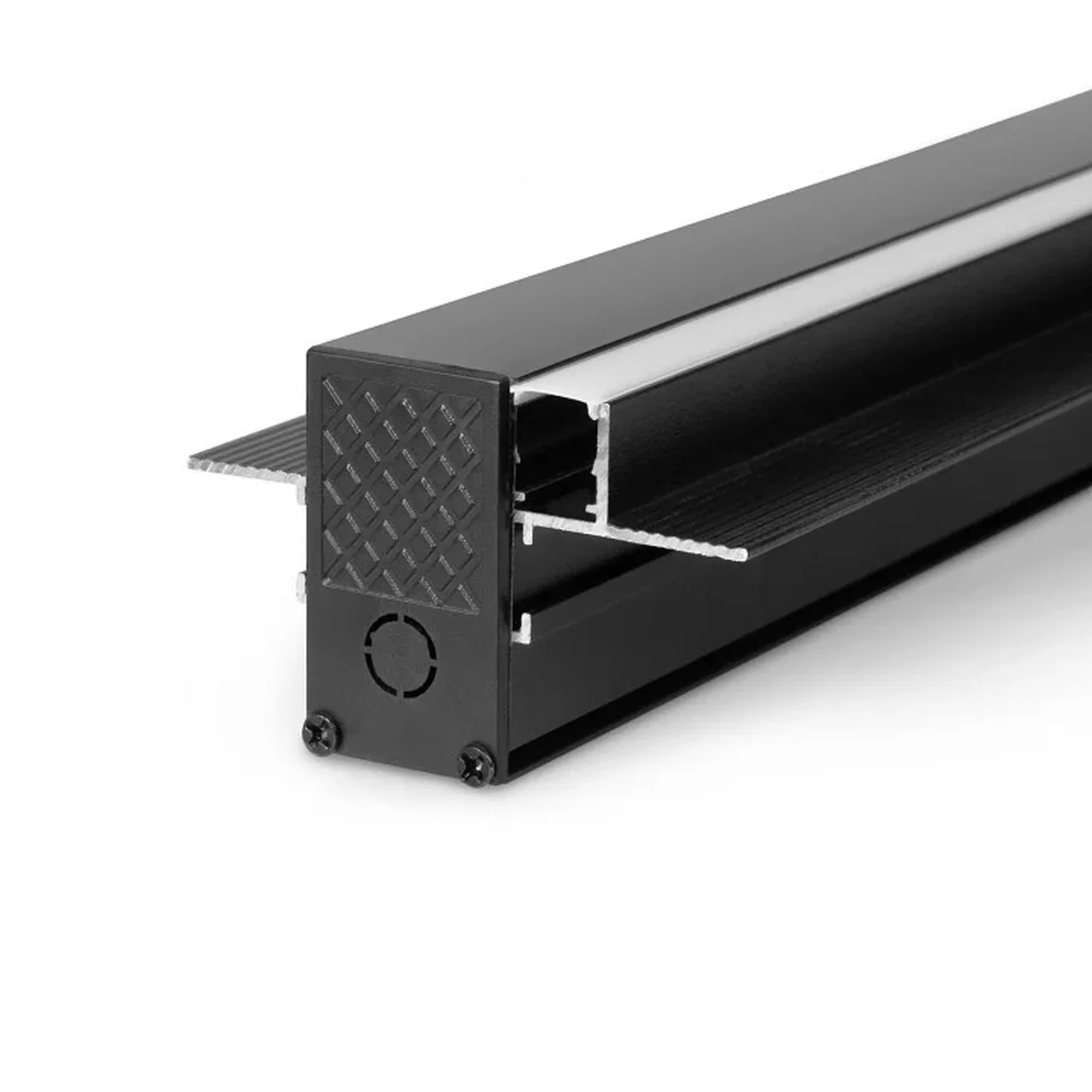 Slim Magnetic Шинопровод встраиваемый с местом под светодиодную ленту