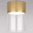 Светильник потолочный светодиодный 10W 4000К латунь/прозрачный 25047/LED