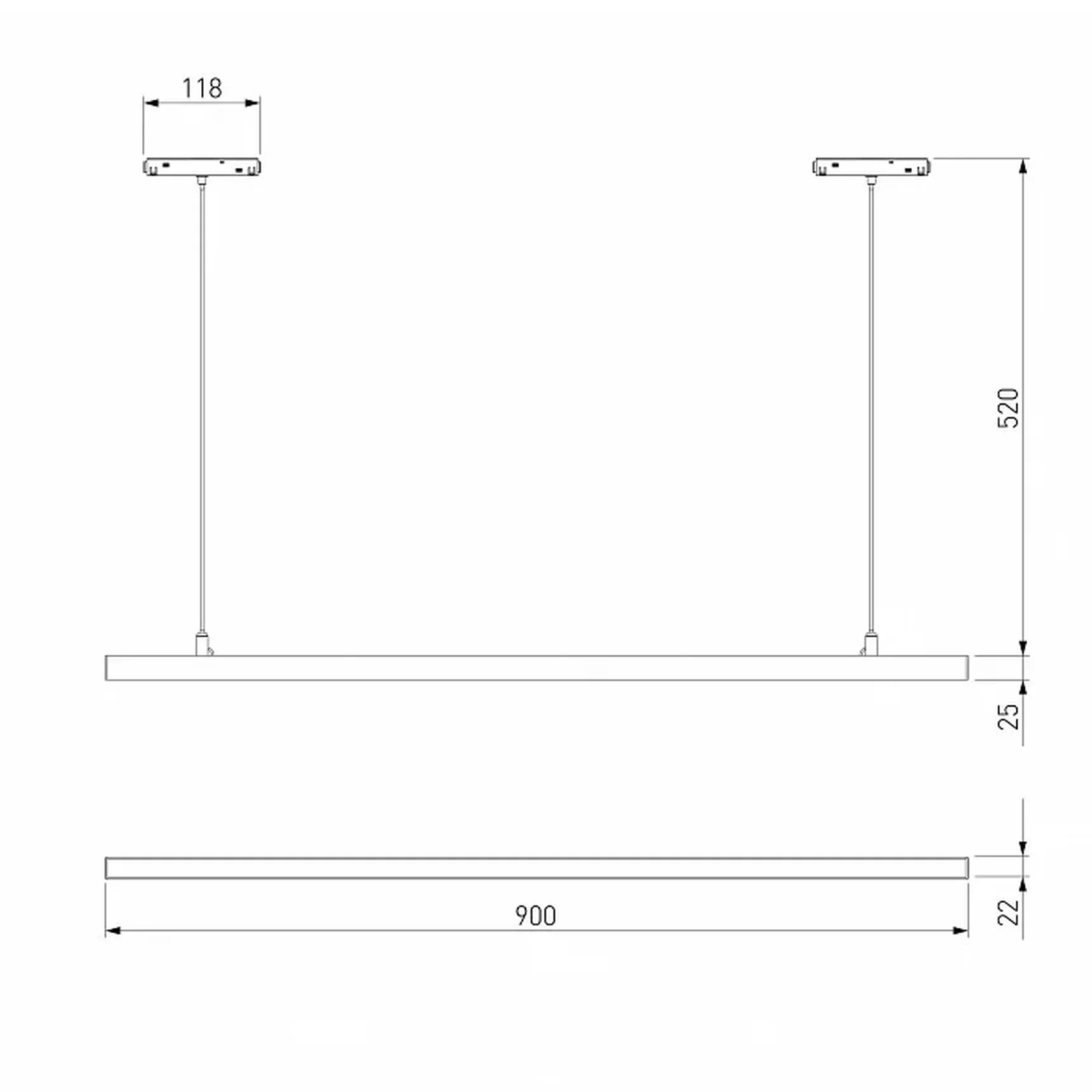 Slim Magnetic Трековый светильник 30W 4000K Milo (чёрный) 85105/01