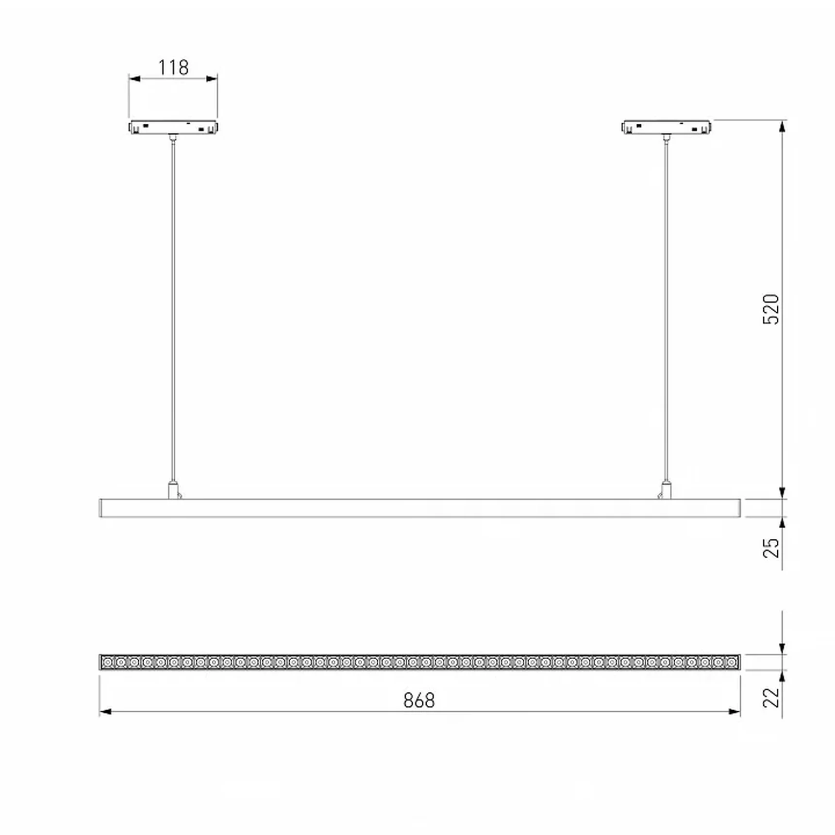 Slim Magnetic Трековый светильник 36W 4000K Vilo (чёрный) 85107/01