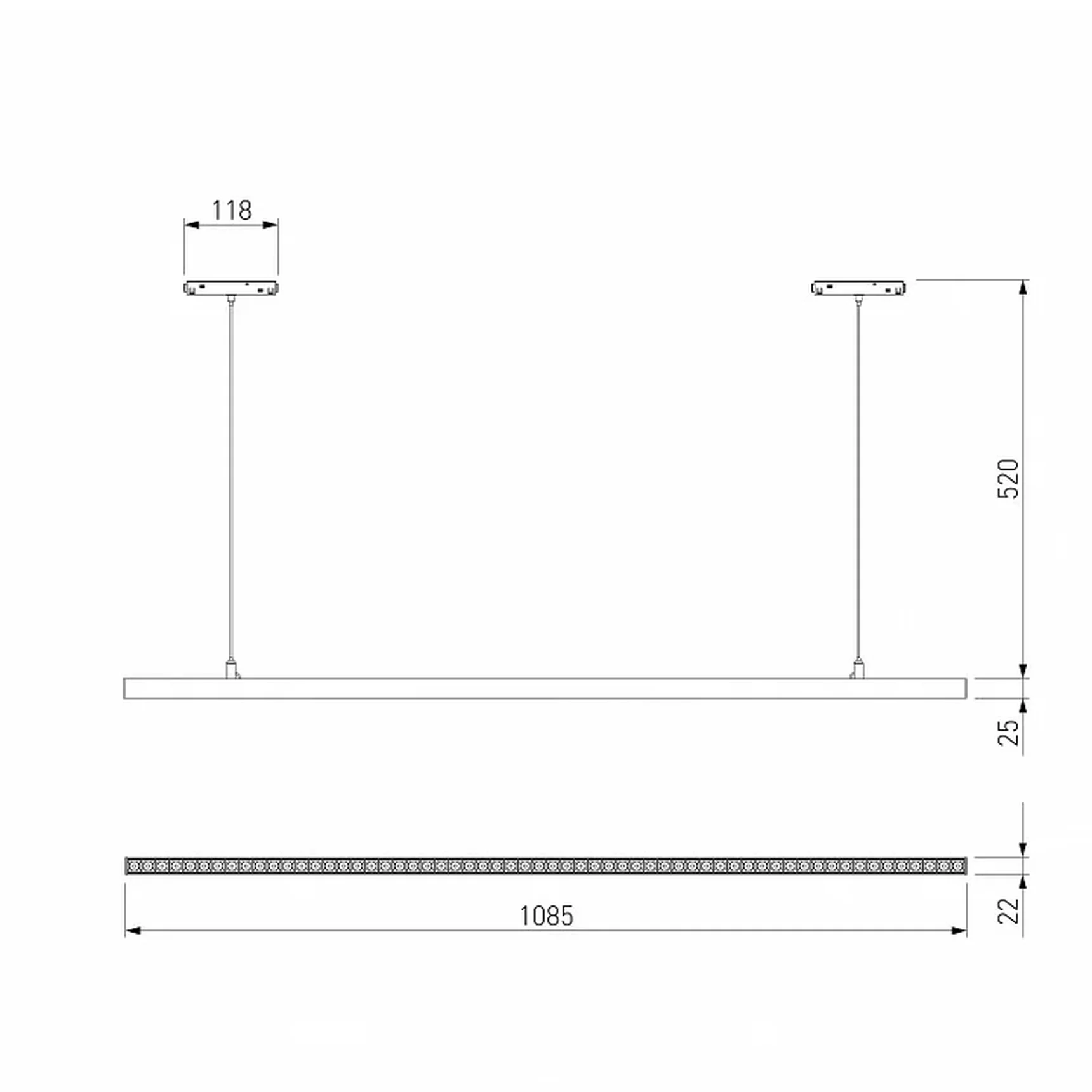 Slim Magnetic Трековый светильник 48W 4000K Vilo (чёрный) 85108/01