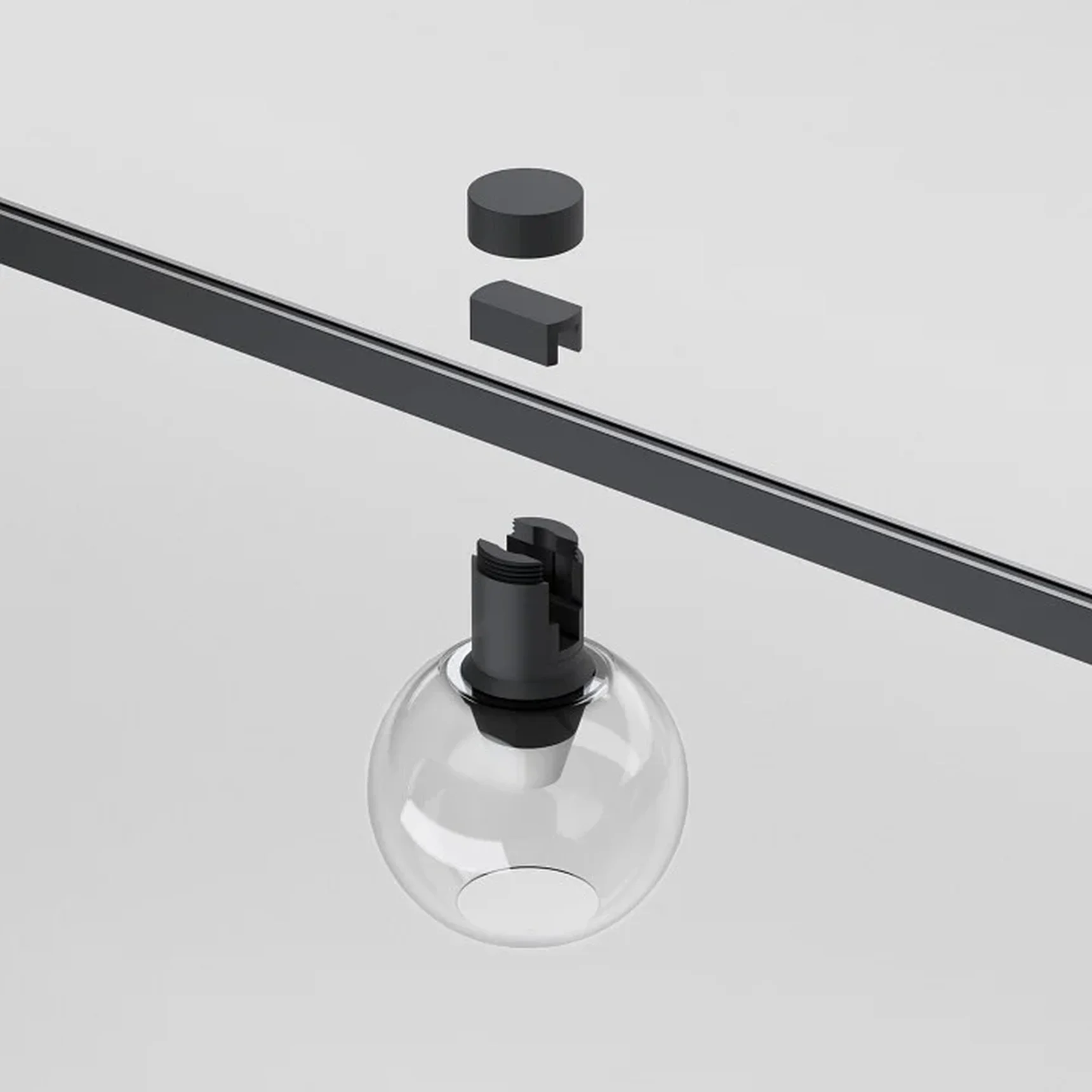 Esthetic Magnetic Трековый светильник 3W 3000K (чёрный) 85119/01