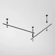 Esthetic Magnetic Шинопровод накладной (черный) (2 м) 85137/00