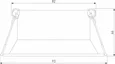 Светильник встраиваемый Punto черный 25016/01