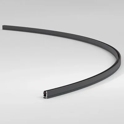 Mini Magnetic Шинопровод накладной (черный) ?900 мм 85182/00