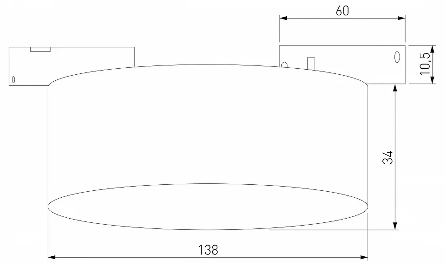 Mini Magnetic Трековый светильник 12W 3000K (черный) 85161/01 85161/01