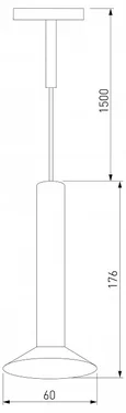Mini Magnetic Трековый светильник 3W 3000K (черный/латунь) 85164/01