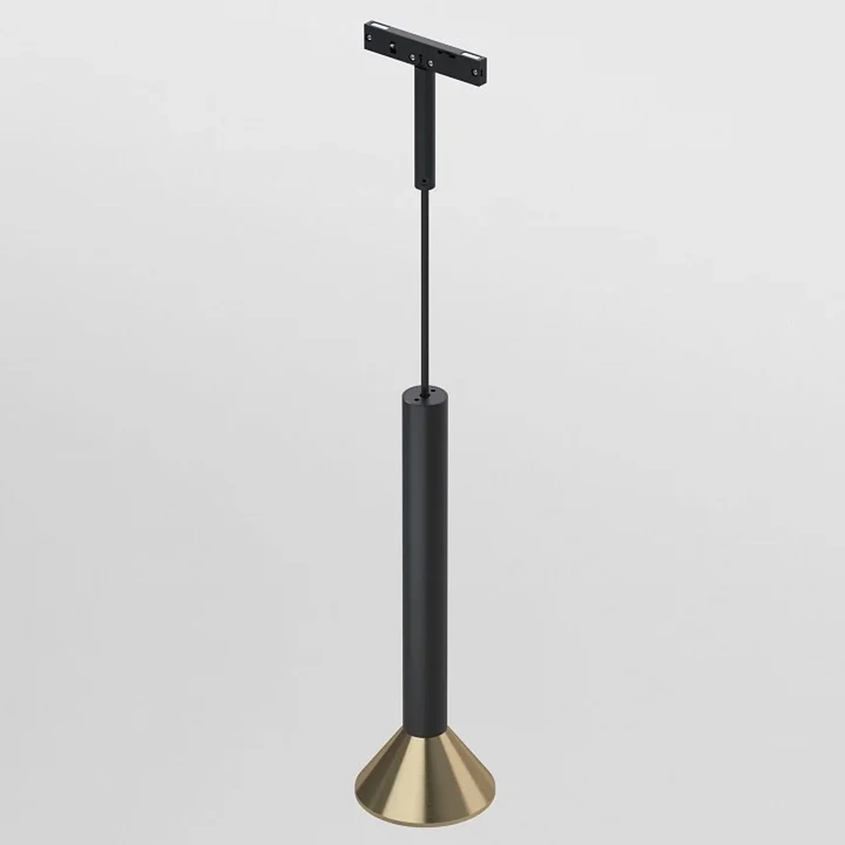 Mini Magnetic Трековый светильник 3W 3000K (черный/латунь) 85164/01