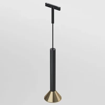 Mini Magnetic Трековый светильник 3W 3000K (черный/латунь) 85164/01