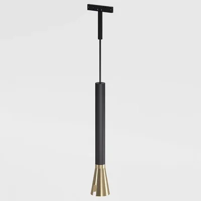 Mini Magnetic Трековый светильник 3W 3000K (черный/латунь) 85165/01
