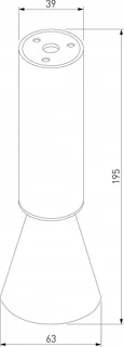 Светильник накладной светодиодный Piks 7W 4000К белый 25107/LED