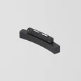 Slim Magnetic Трековый светильник для радиусного шинопровода 8W 4200K Planar чёрный ? 800мм 85179/01