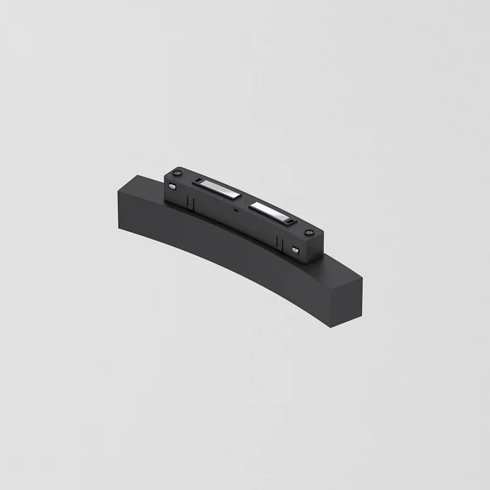 Slim Magnetic Трековый светильник для радиусного шинопровода 8W 4200K Planar чёрный ? 800мм 85179/01
