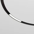 Slim Magnetic Трековый светильник для радиусного шинопровода 8W 4200K Planar чёрный ? 800мм 85179/01