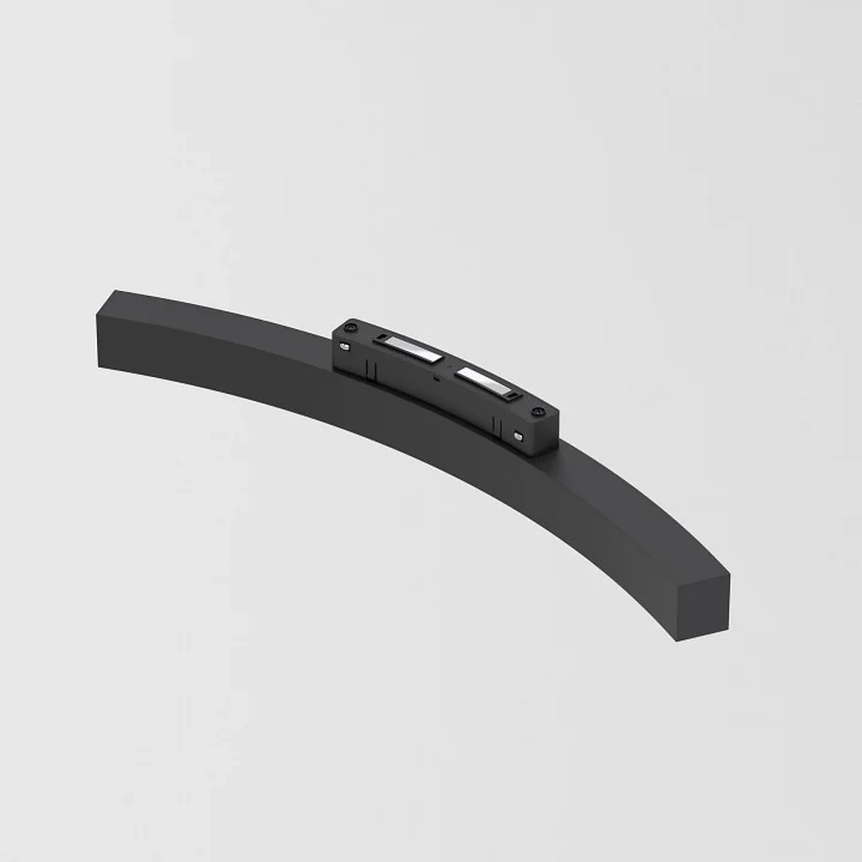 Slim Magnetic Трековый светильник для радиусного шинопровода 16W 4200K Planar чёрный ? 800мм 85180/01
