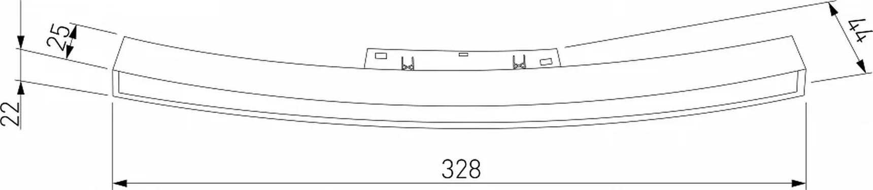 Slim Magnetic Трековый светильник для радиусного шинопровода 16W 4200K Planar чёрный ? 800мм 85180/01
