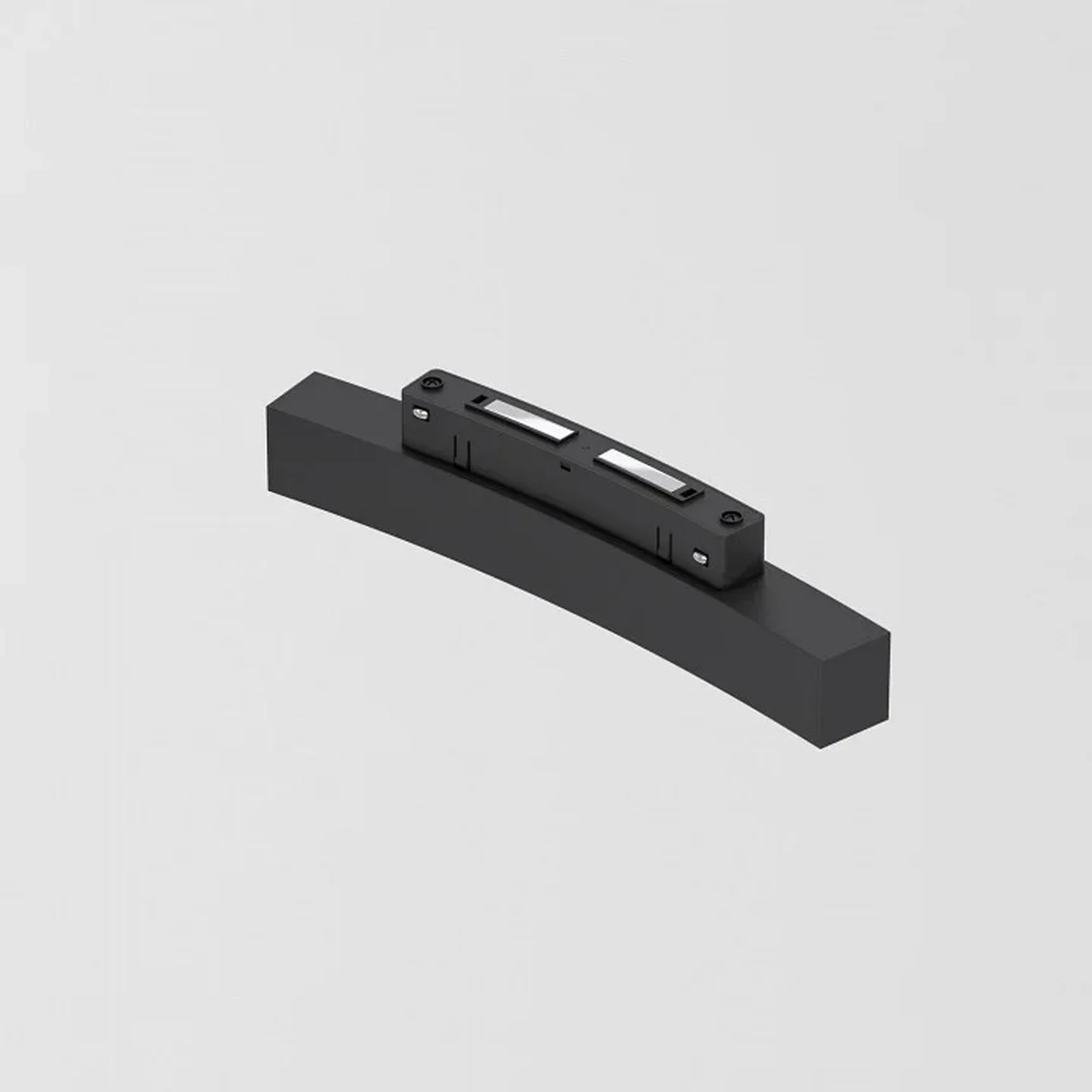 Slim Magnetic Трековый светильник для радиусного шинопровода 8W 4200K Planar чёрный ?1200мм 85181/01