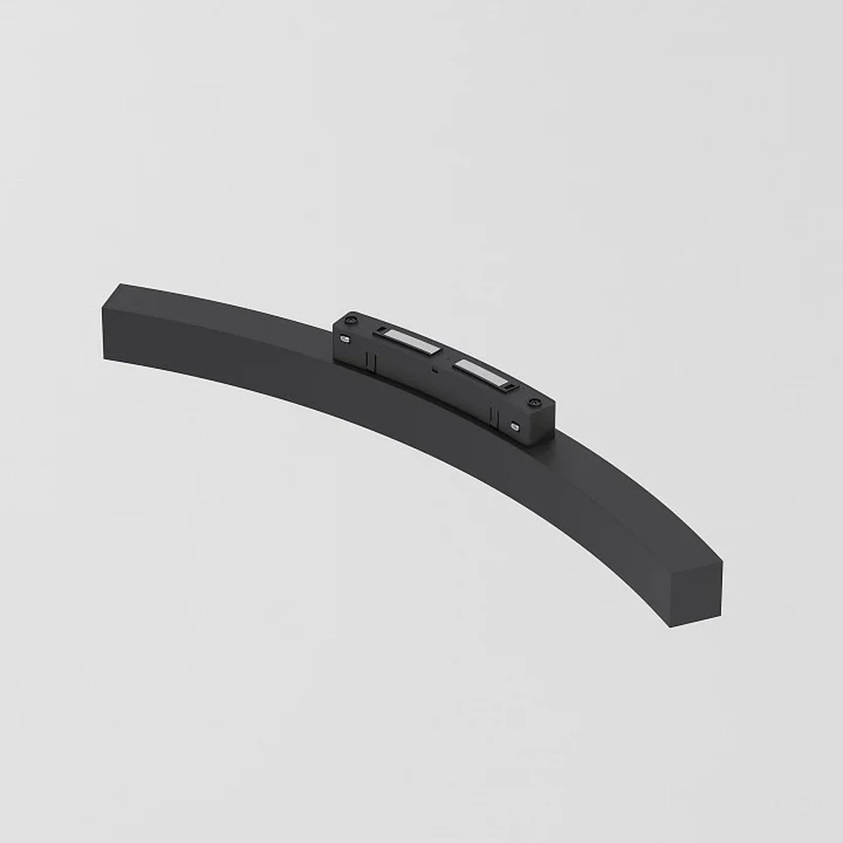 Slim Magnetic Трековый светильник для радиусного шинопровода 12W 4200K Intenso чёрный ?800мм 85184/01