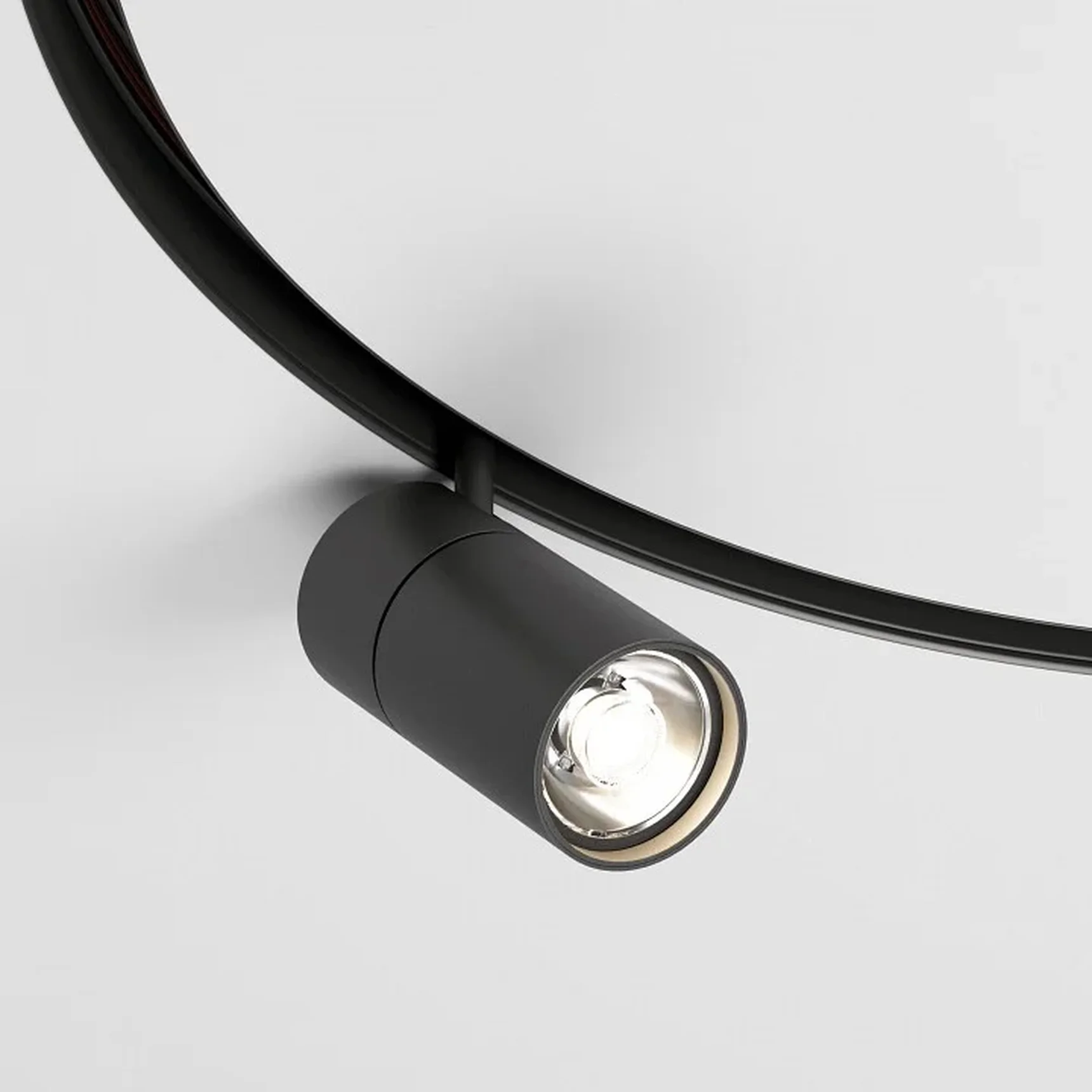 Slim Magnetic Трековый светильник для радиусного шинопровода 20W 4200K Comfi чёрный D800мм 85187/01