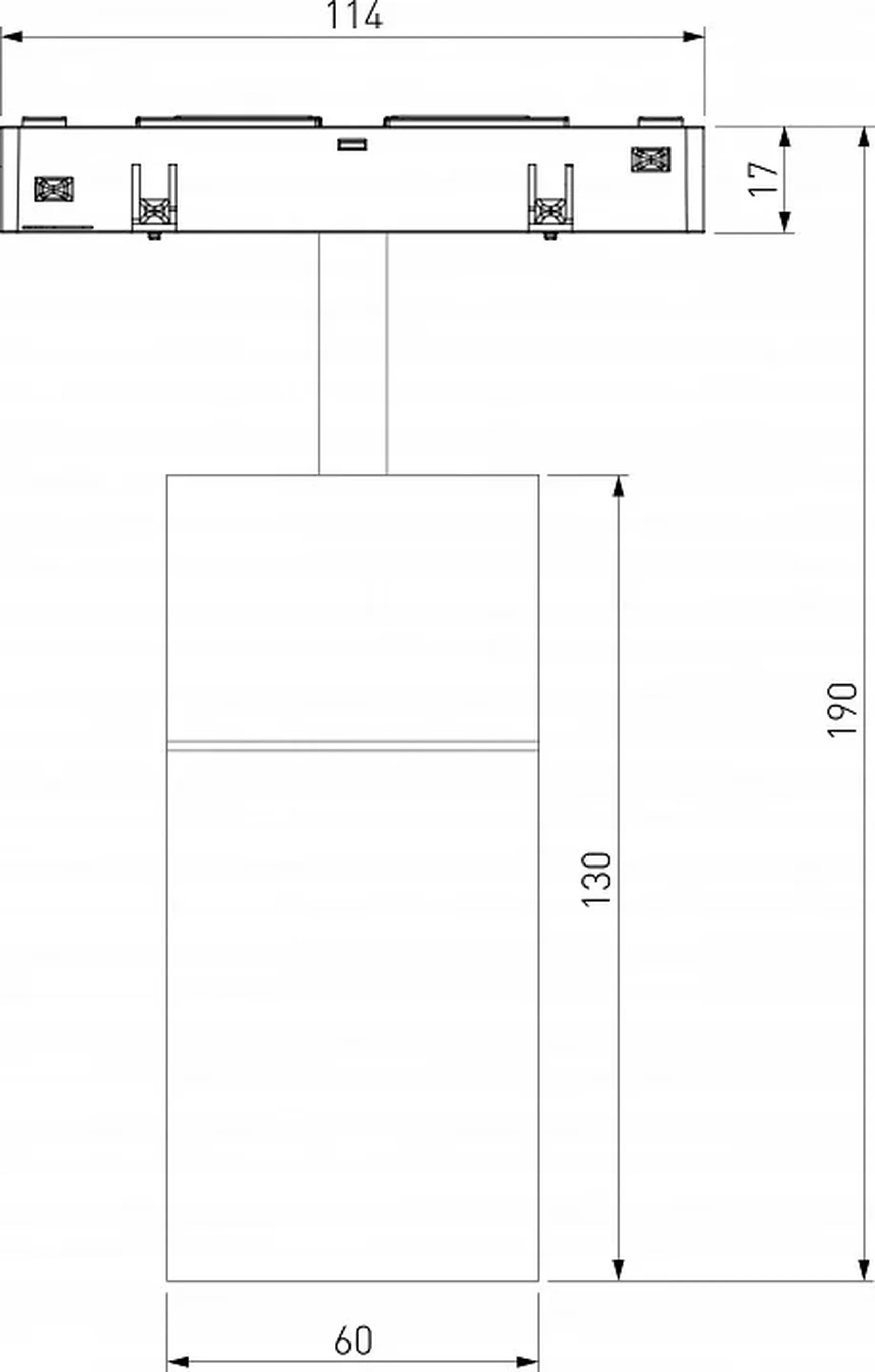Slim Magnetic Трековый светильник для радиусного шинопровода 12W 4200K Comfi чёрный D800мм 85188/01