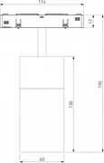 Slim Magnetic Трековый светильник для радиусного шинопровода 12W 4200K Comfi чёрный D1200мм 85189/01