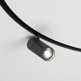 Slim Magnetic Трековый светильник для радиусного шинопровода 12W 4200K Comfi чёрный D1200мм 85189/01