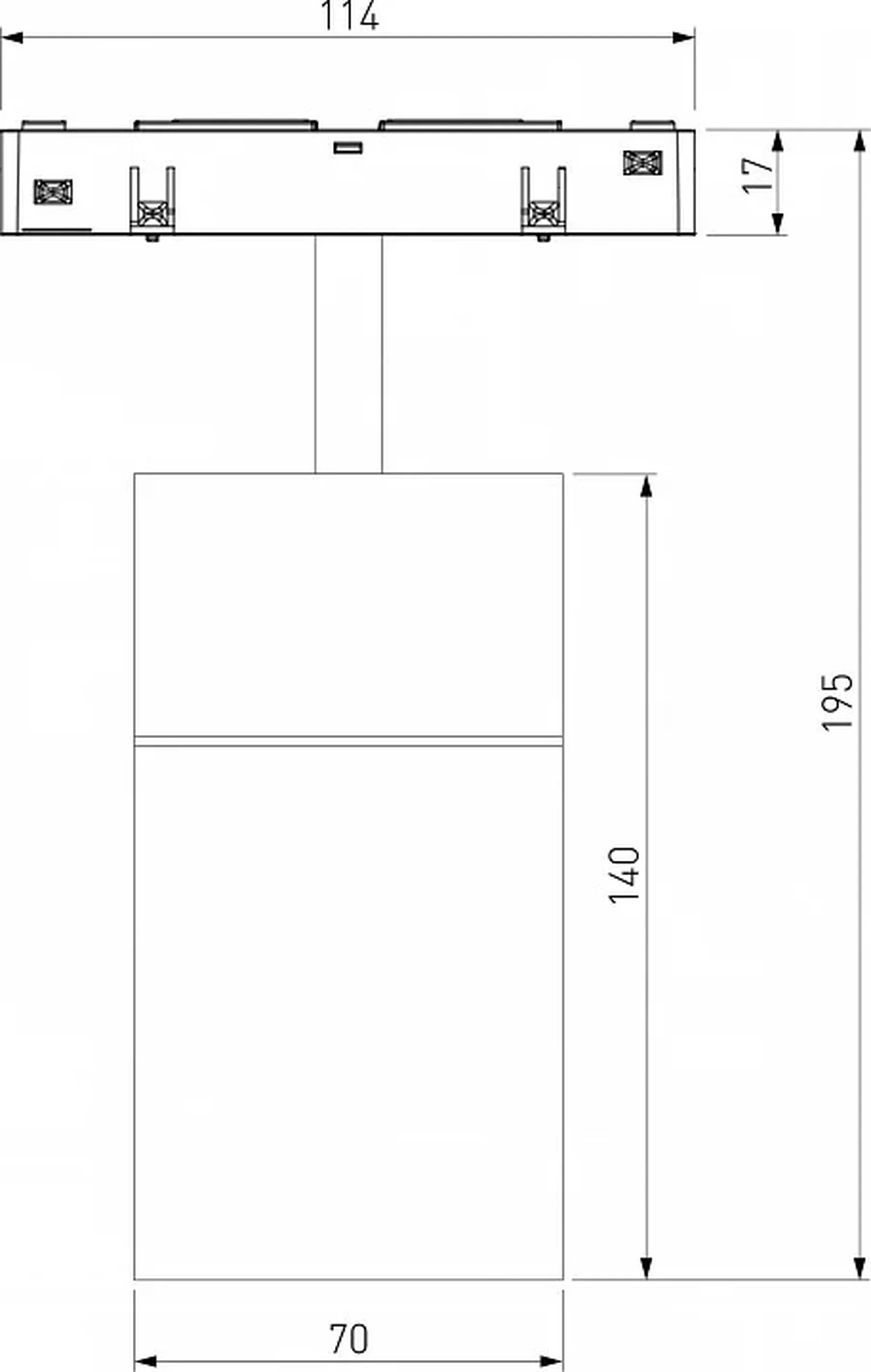 Slim Magnetic Трековый светильник для радиусного шинопровода 20W 4200K Comfi чёрный D1200мм 85190/01