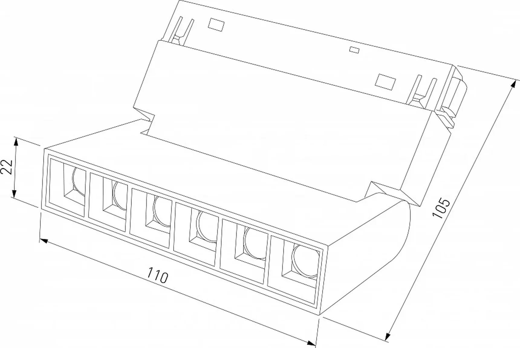 Slim Magnetic Умный трековый светильник 6W 2700-6500K Dim HL01 (черный) 85194/01