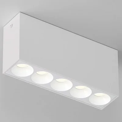 Светильник потолочный светодиодный 10W 3000K белый Block 25108/LED