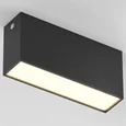 Светильник потолочный светодиодный 10W 3000K черный Block 25109/LED