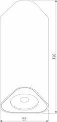 Светильник потолочный светодиодный Trio 8W 4000K белый 25110/LED