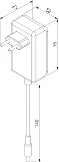 Mini Magnetic Блок питания 48W черный 95060/00