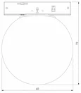 Mini Magnetic Трековый светильник 3W 3000K 85199/01