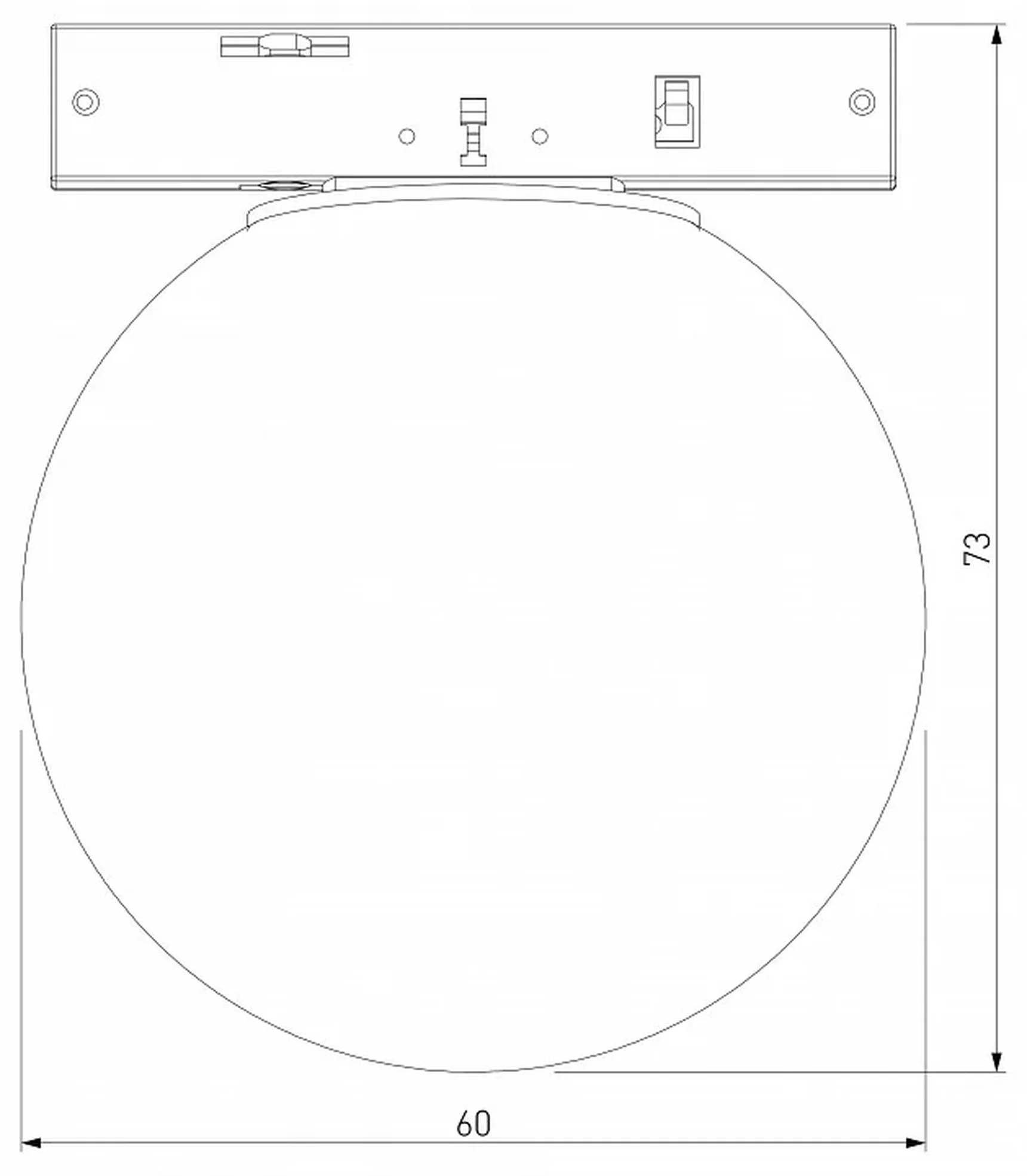 Mini Magnetic Трековый светильник 3W 3000K 85199/01
