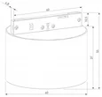 Mini Magnetic Трековый светильник 5W 3000K (латунь/черный) 85206/01