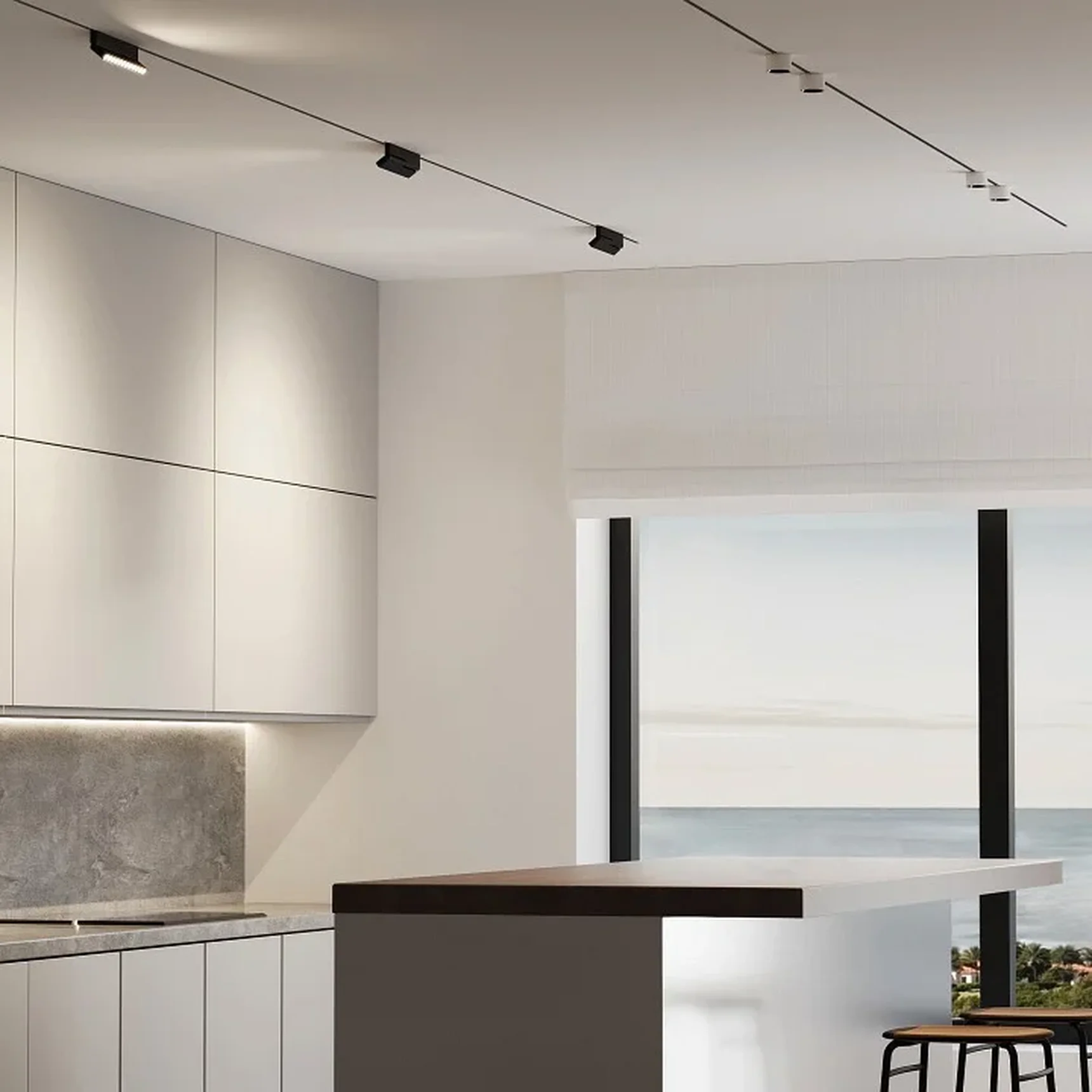 Mini Magnetic Трековый светильник 12W 3000K (черный) 85208/01