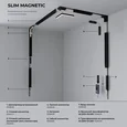 Slim Magnetic L02 Трековый светильник 20W 3000K черный 85002/01