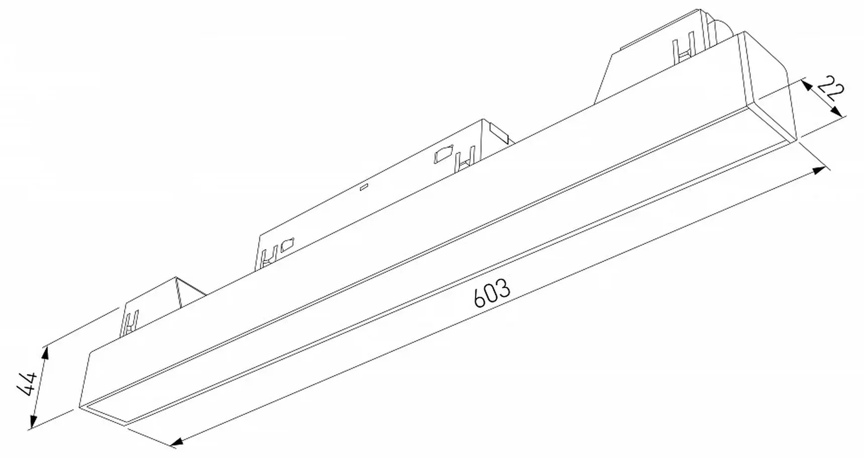 Slim Magnetic L02 Трековый светильник 20W 3000K черный 85002/01