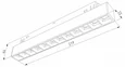 Slim Magnetic SL02 Трековый светильник 12W 3000K черный 85005/01