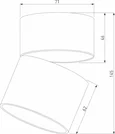 Накладной светильник Elektrostandard Rolly a067486