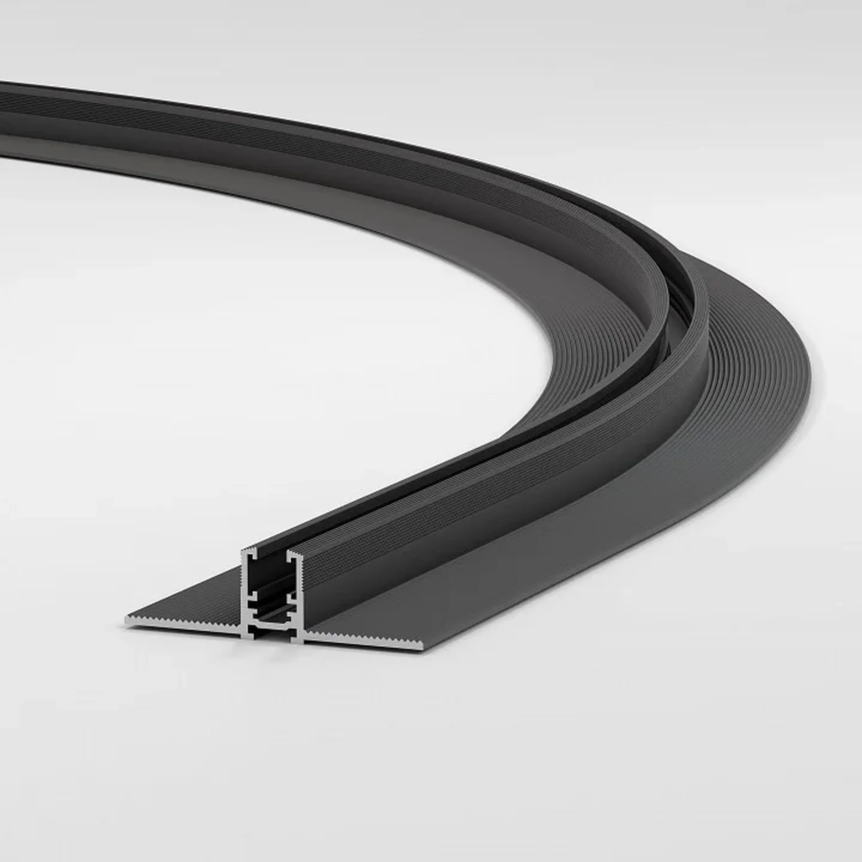 Mini Magnetic Шинопровод под ГКЛ 12,5 мм черный D600 85219/00